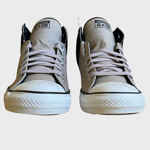 NWB Converse Chuck Taylor All Star High Street Mid Men 10.5 Wm12.5 Papyrus Black - Picture 6 of 15